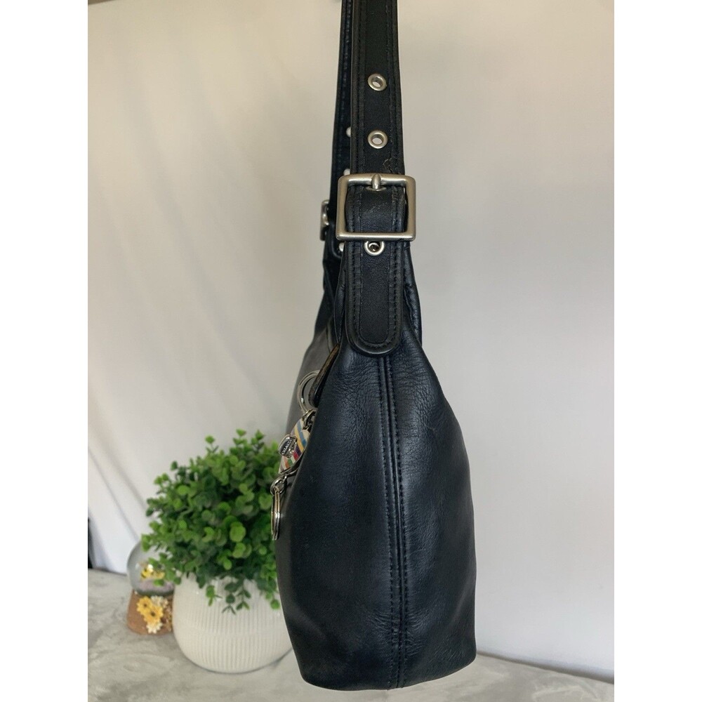 Coach Vintage Legacy 9059 Small Hobo Shoulder Bag Black Made in USA - Picture 13 of 16